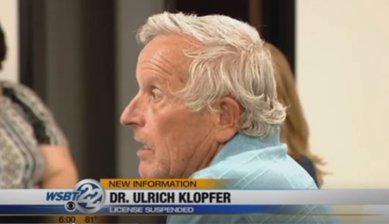 Ulrich Klopfer is seen.
