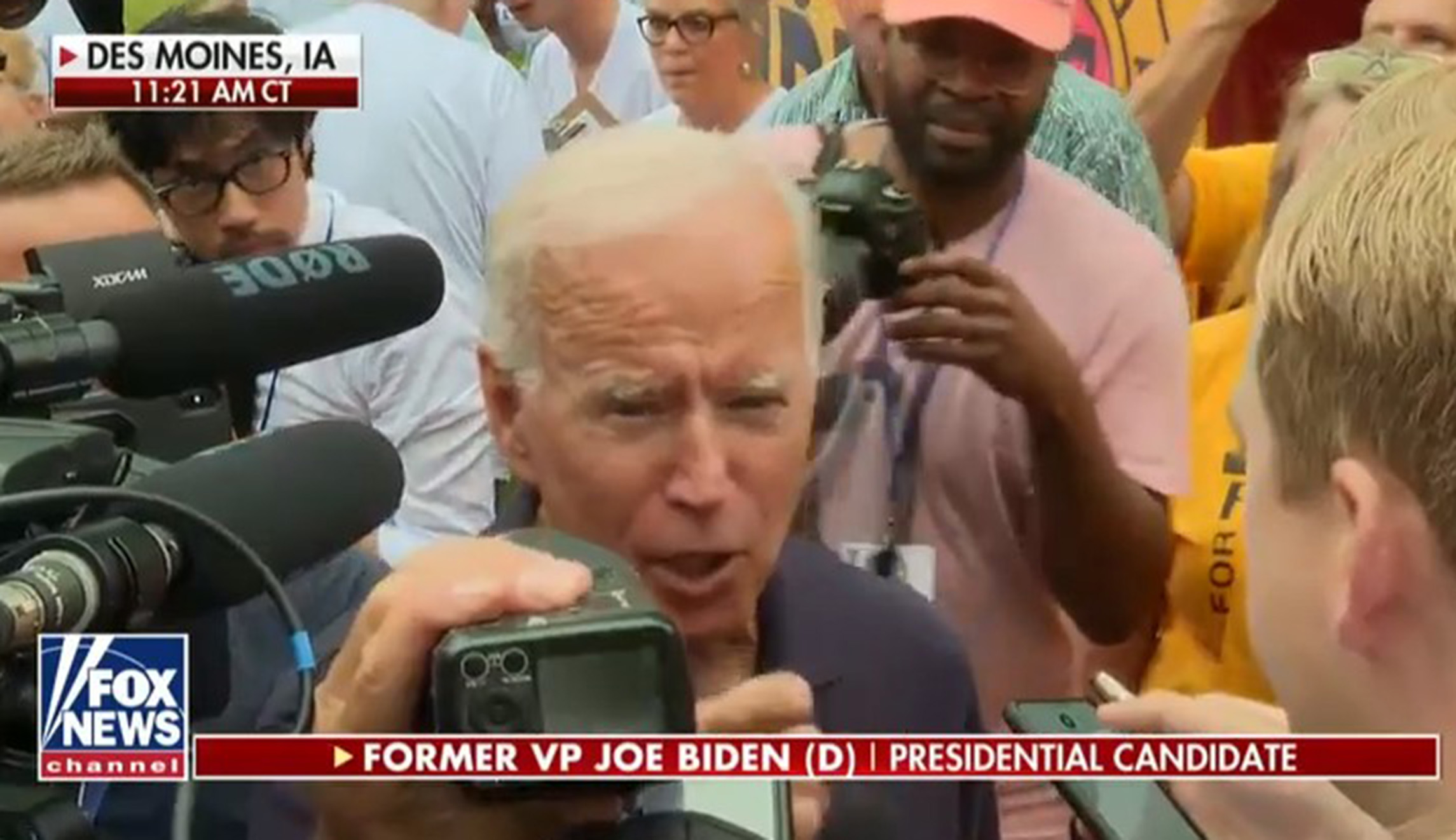 ‘This crosses the line’: Biden angrily accuses Trump of abusing power regarding Ukraine call
