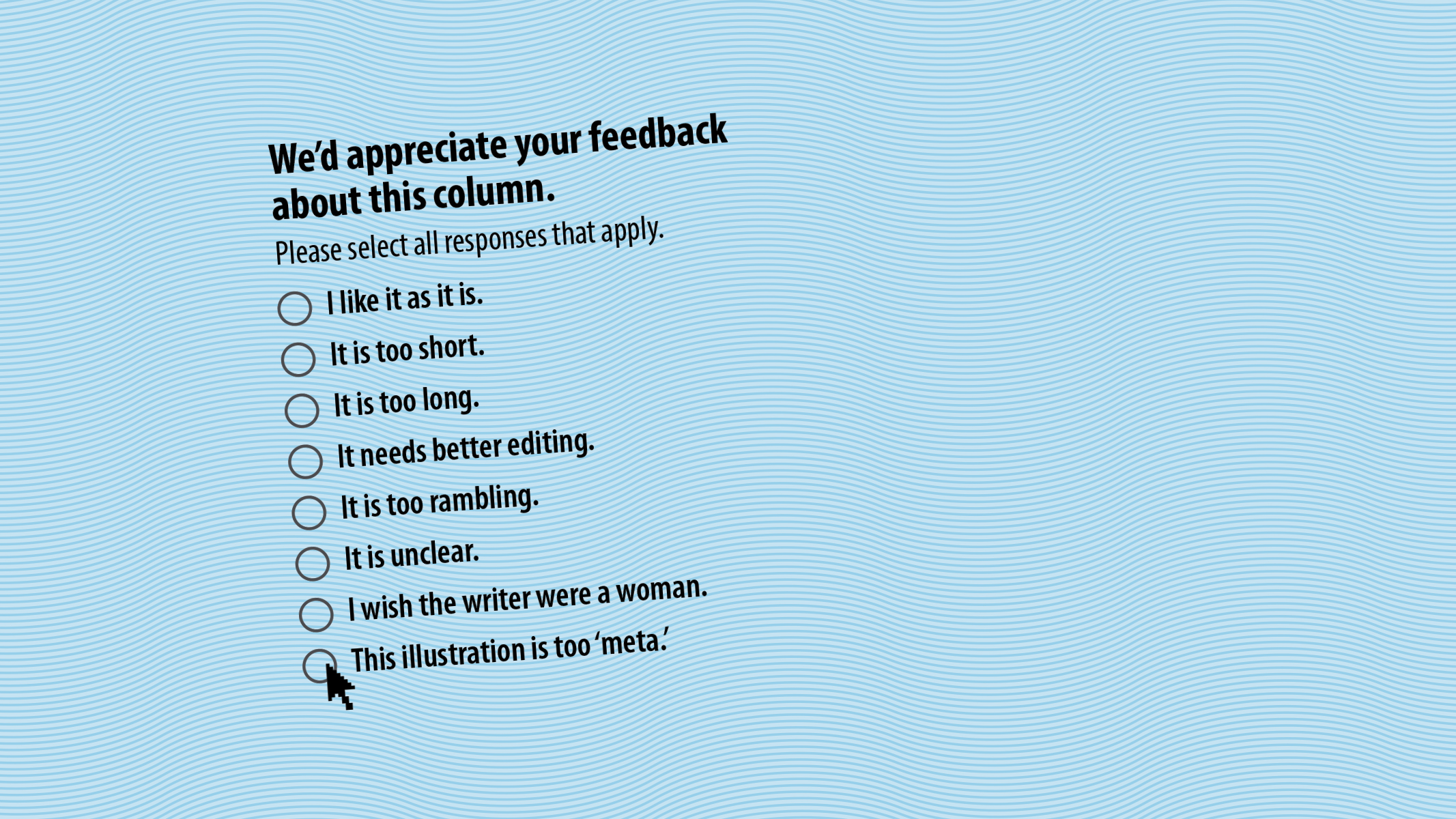 Feedback Mania