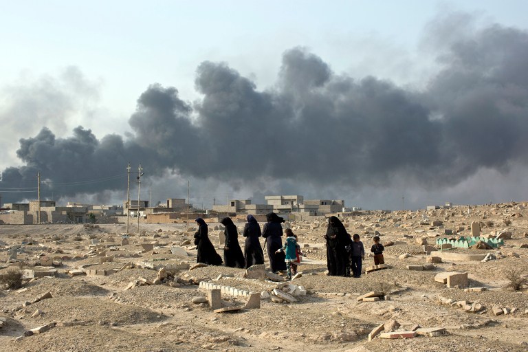 The Islamic State has executed at least 232 people in and around Mosul, a United Nations official said Friday. (AP Photo/Marko Drobnjakovic)