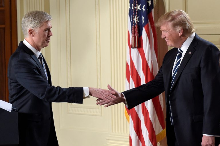 President Trump's nominee for the Supreme Court, Judge Neil Gorsuch, is a solid replacement and a worthy successor to Justice Antonin Scalia, who, for nearly 30 years, was a staunch defender of constructionism and textualism on the High Court. (AP Photo/Susan Walsh)