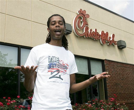 45 photos of insanely long lines for Chick-fil-A Appreciation Day