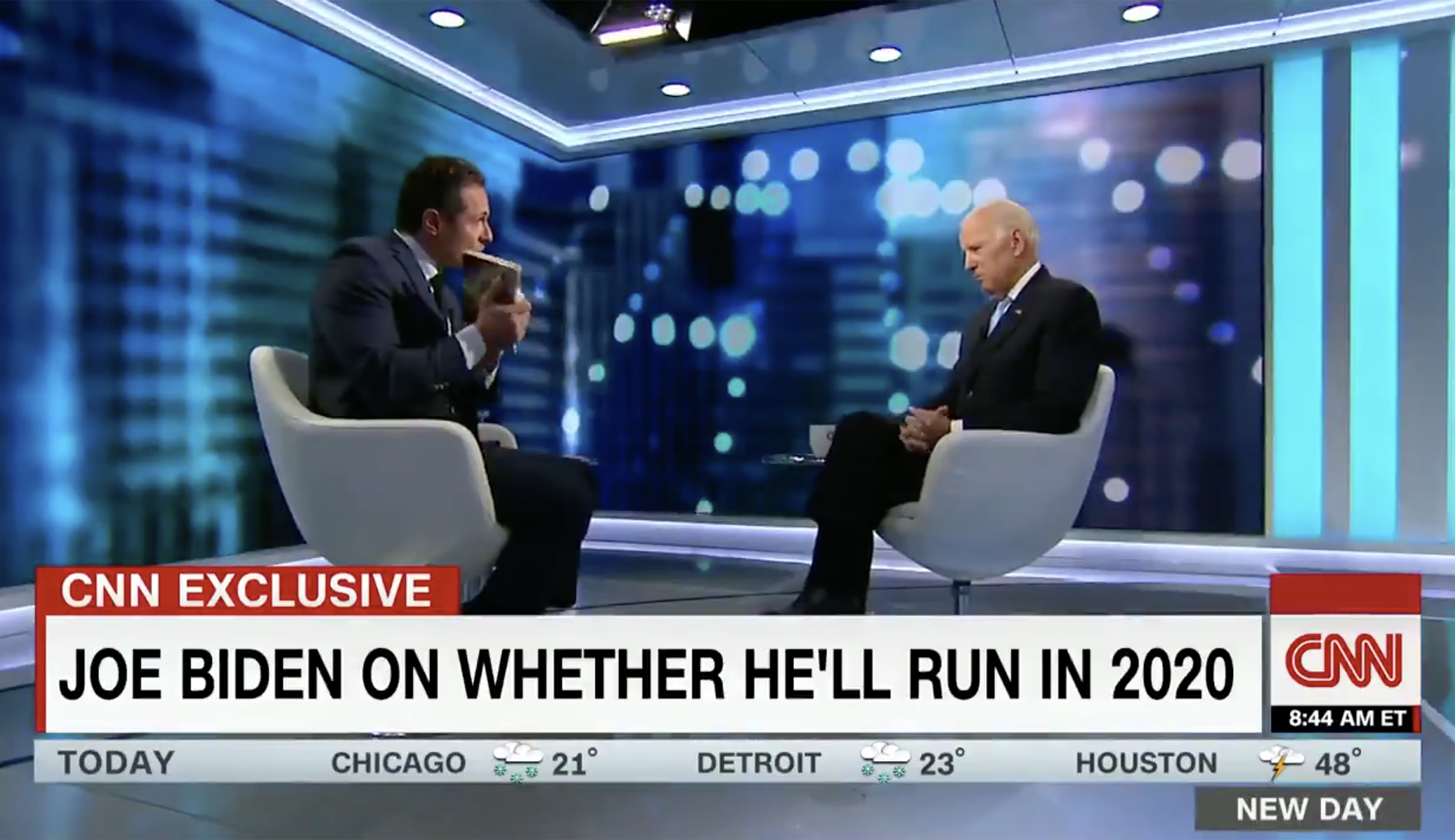 CNN’s Chris Cuomo urges Joe Biden to run for president