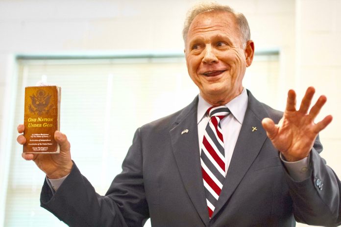 Roy Moore Is Constitutionally Illiterate