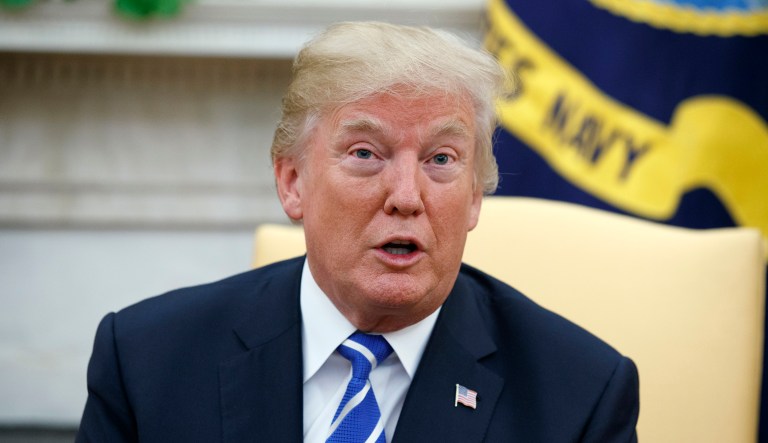 President Trump talking about social media and his tweets said, 