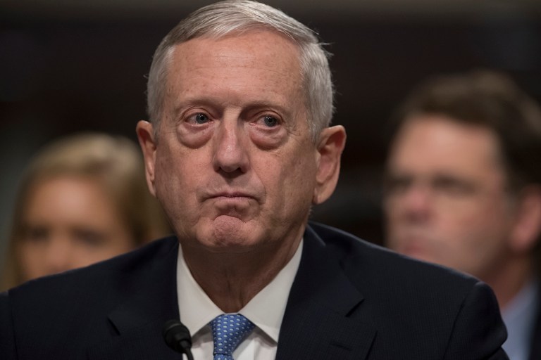 Defense Secretary Jim Mattis has requested some broad categories of Iraqis be exempted from President Trump's 90-day travel ban. (AP Photo/J. Scott Applewhite, File)