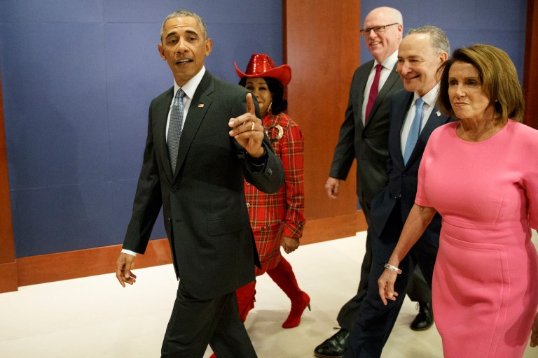 Delays by Democrats in confirming Trump Cabinet appointees may salvage some of Obama's midnight regulations. (AP Photo/Evan Vucci)