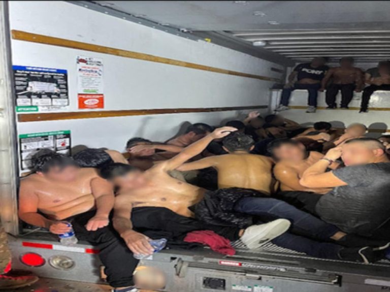 33 migrants found crammed into U-Haul in sweltering heat