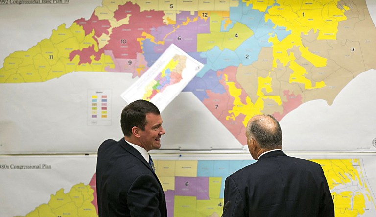 A three-judge panel voided the congressional map of North Carolina drawn by the GOP-controlled state legislature in 2016 and said it constitutes a 