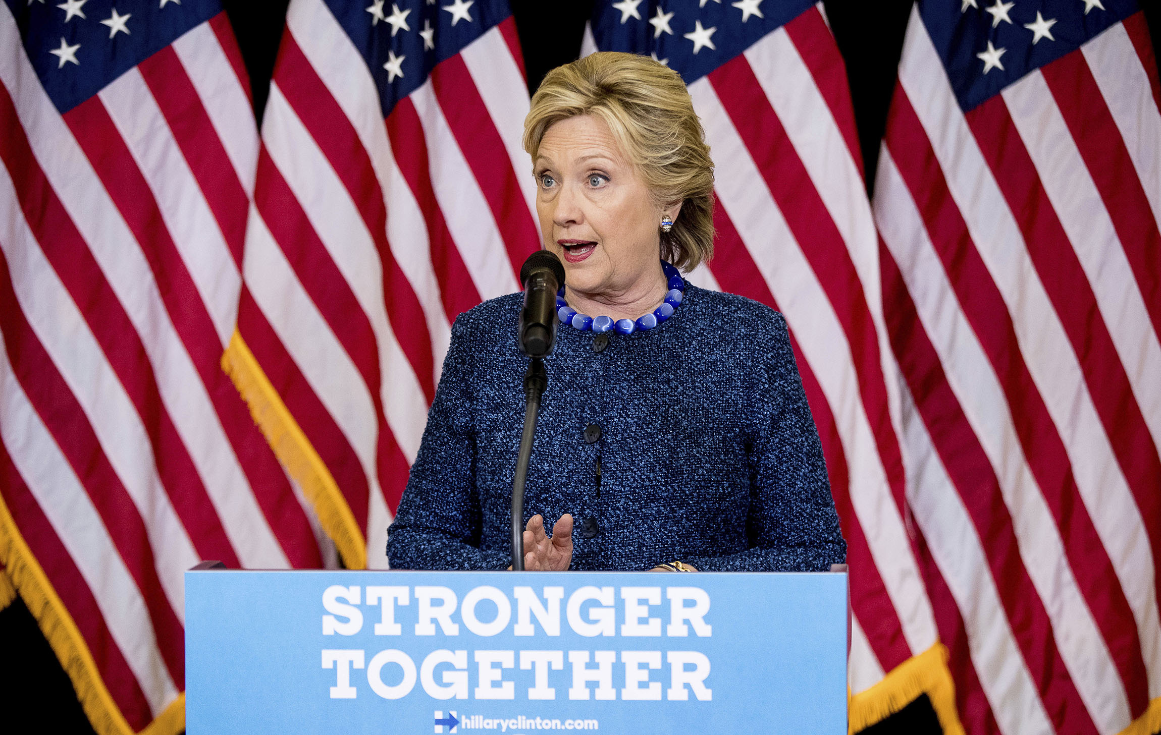 Wheels of justice roll toward Clinton