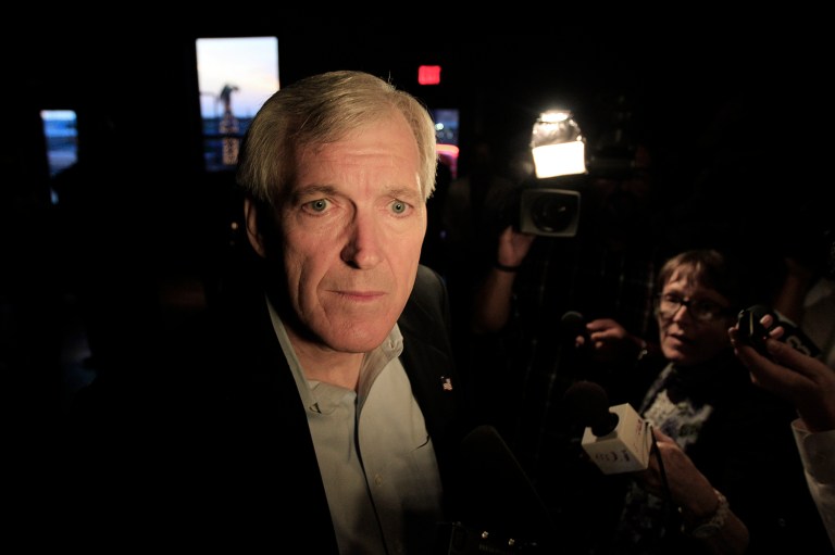 Tom Leppert has endorsed raising the retirement age and partially privatizing Social Security, the kinds of changes that Trump has said would reduce the old-age program to shreds. (AP Photo)