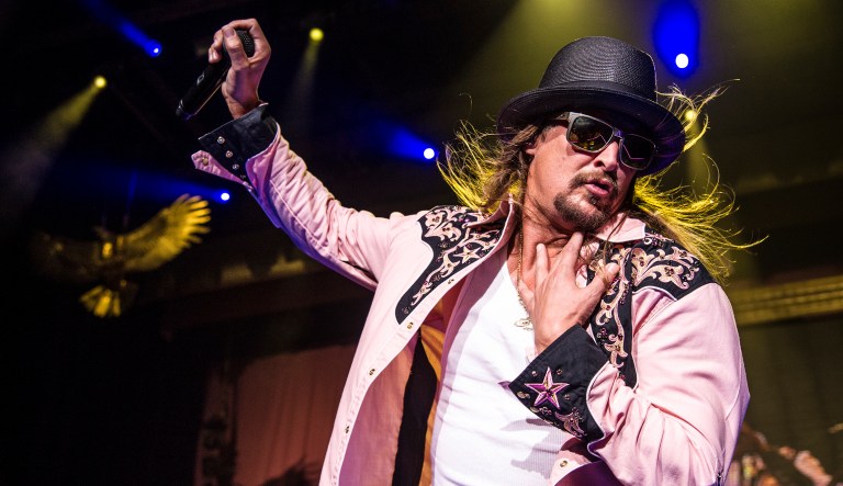 Kid Rock unlikely to pack up his game and head to Washington. (Photo by Amy Harris/Invision/AP)