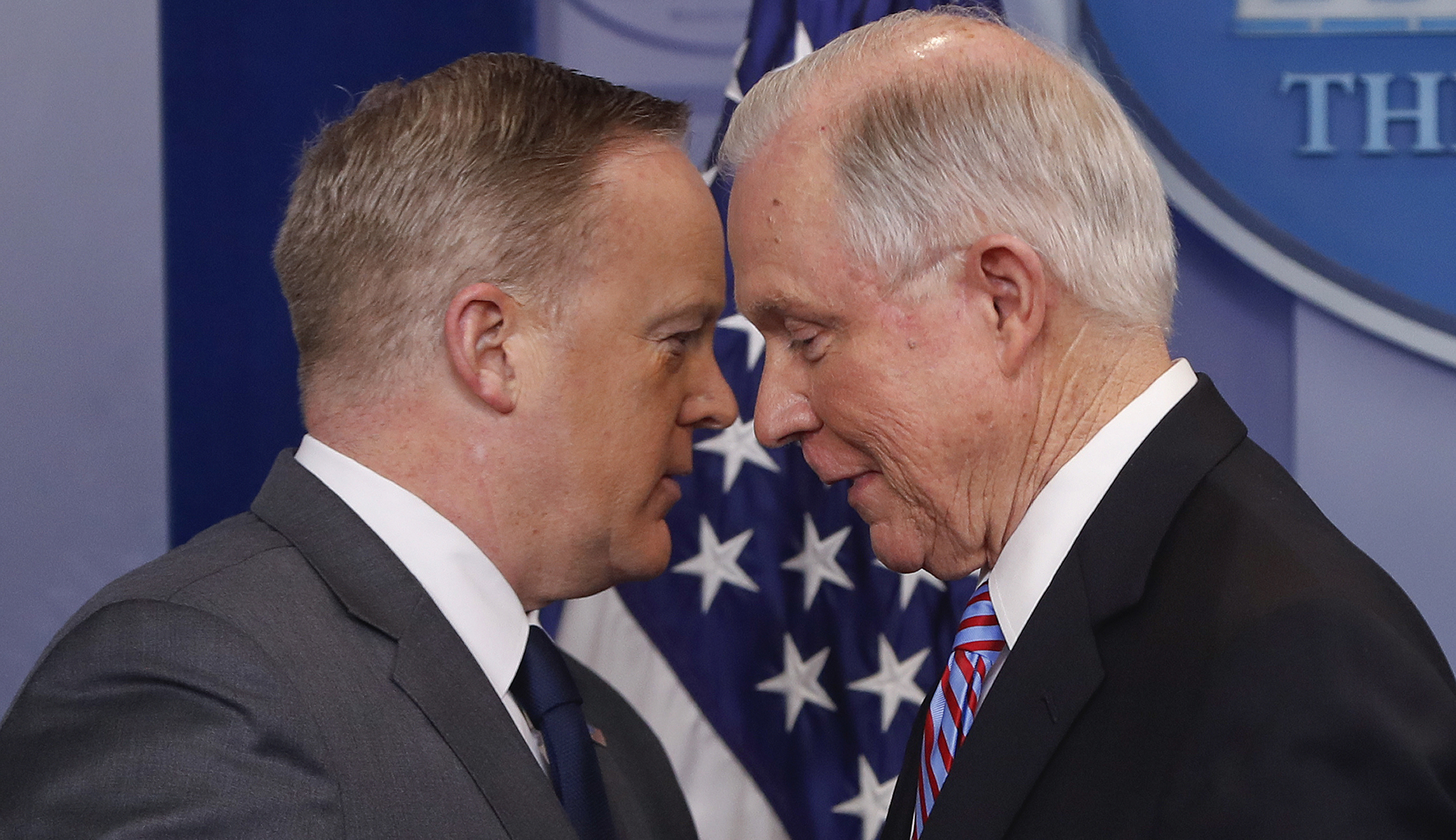 Sessions and Spicer learn what it means to be faithful hounds in Trump’s dog pack