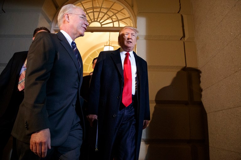 The House's passage offered no clues as to what the Trump administration might choose to do with the payments. (AP Photo/Evan Vucci)