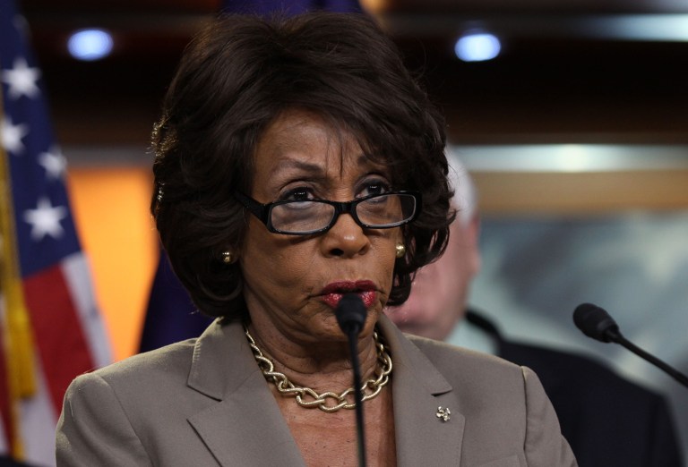 Rep. Maxine Waters, D-Calif., called House Speaker Paul Ryan 