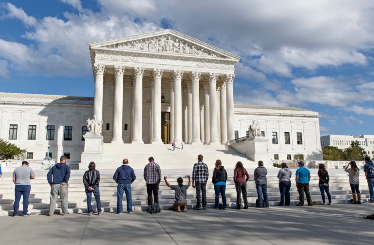 The president-elects pro-life allies are embarking on a campaign to narrow his Supreme Court short list to ensure a pro-choice nominee does not replace the late Justice Antonin Scalia. (AP Photo/J. Scott Applewhite)
