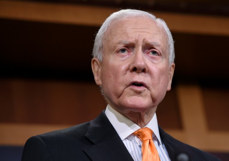 Orrin Hatch, before endorsing Marco Rubio for president, had previously endorsed Jeb Bush and sought the Republican presidential nomination in 2000. (AP Photo)