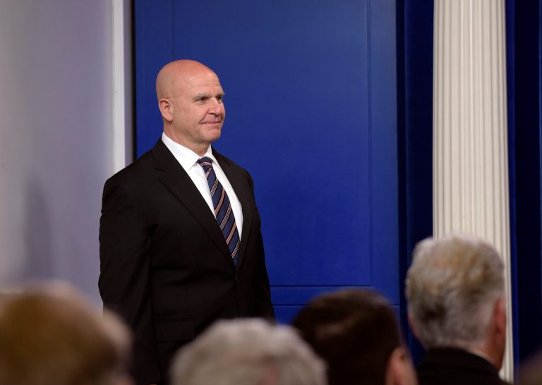 National security adviser H.R. McMaster expects team cohesion to improve in the White House with John Kelly taking over as chief of staff. (AP Photo/Susan Walsh)