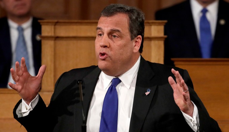 Former New Jersey Gov. Chris Christie said, 