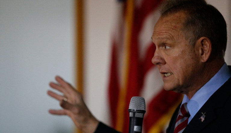 The Dec. 8-11 survey found 61 percent of registered voters from around the United States do not want Roy Moore to have a Senate seat. (AP Photo/Brynn Anderson)
