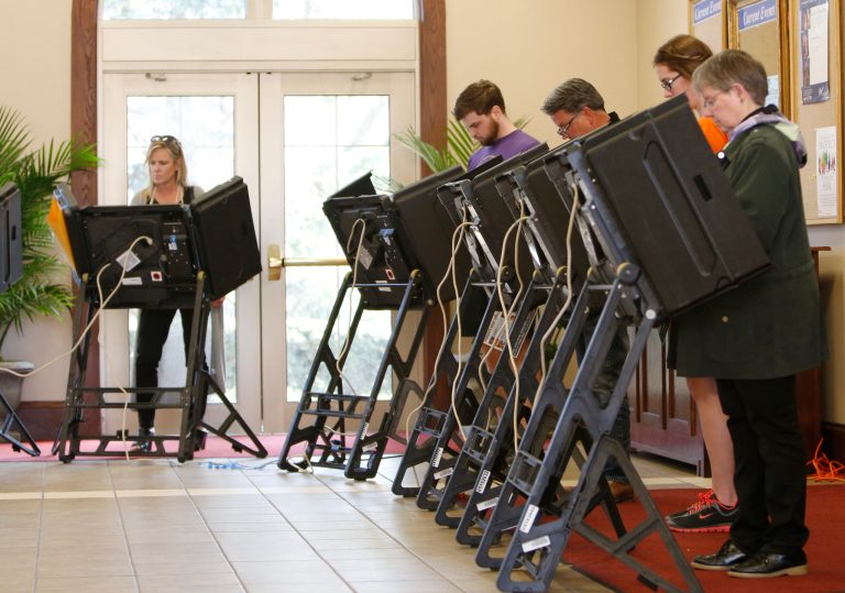 Combined, 14 percent of the delegates required to clinch the GOP nomination will be up for grabs. (AP Photo/Jay LaPrete)