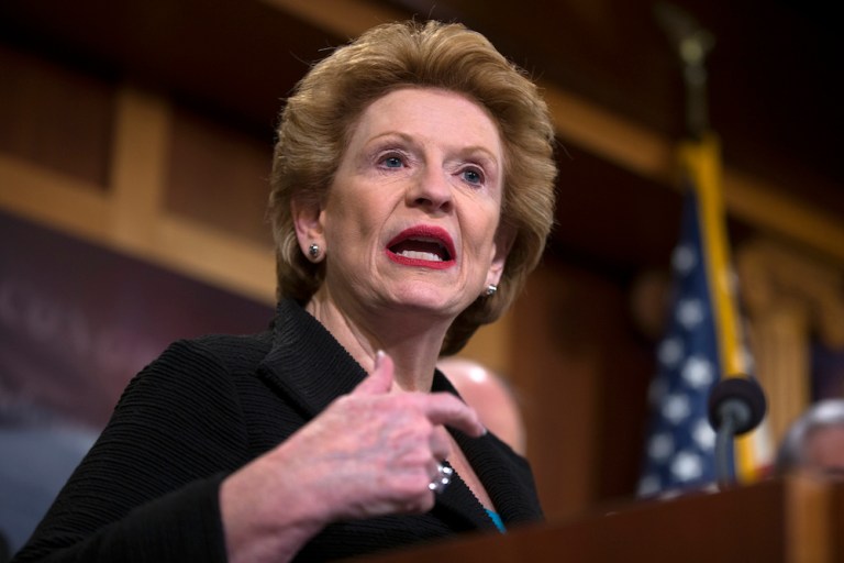 Michigan senator says the Senate should stay and pass funding to help the Flint water crisis. (AP Photo/Evan Vucci)