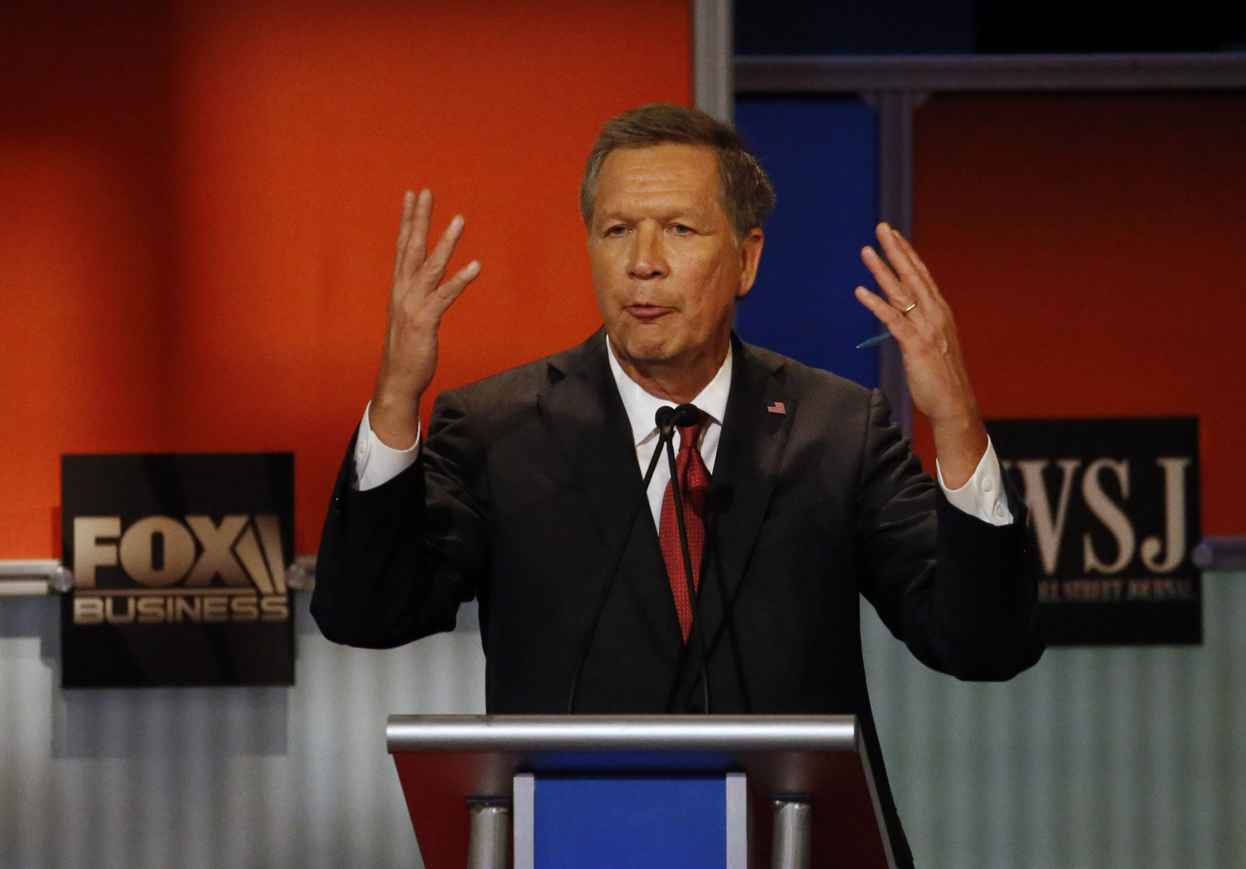 Conservative media trash Kasich’s debate performance