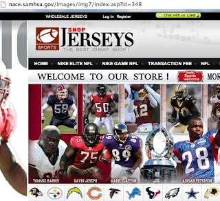 HHS-Run Website Hacked; Now Selling NFL Jerseys, Ugg Boots, Armani Fragrances