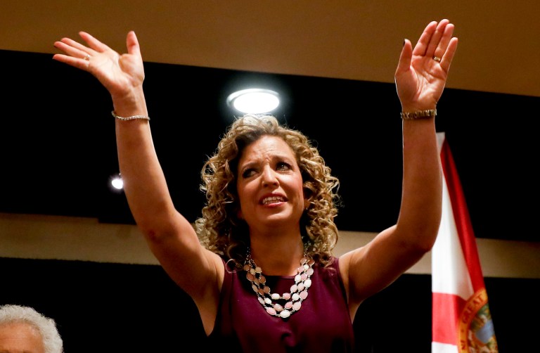 Wasserman Schultz defeated Tim Canova in a rematch of sorts from the presidential primaries. (AP Photo/Matt Slocum)