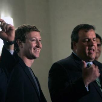 Zuckerberg Likes Christie Facebook Post