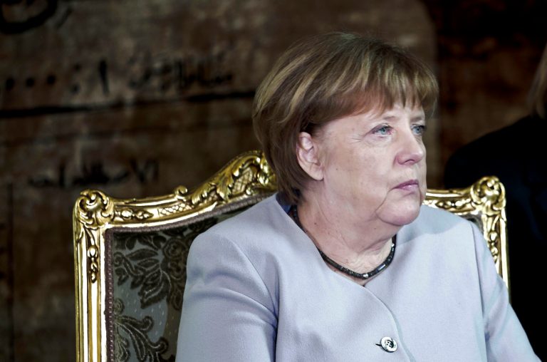 Merkel, who developed a strong bond with Obama, has been highly critical of Trump's policies on immigration.(AP Photo/Nariman El-Mofty)