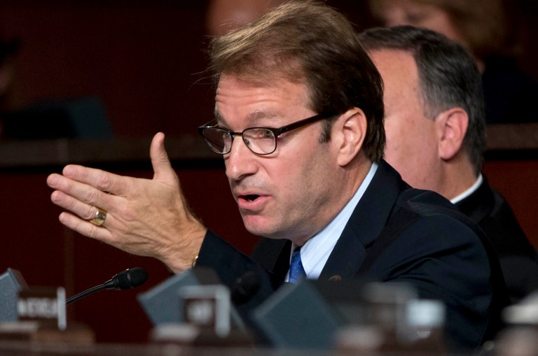 A bill, sponsored by Rep. Peter Roskam, R-Ill., would prohibit the IRS from requesting the identity of contributors to 501(c) organizations as part of the groups' annual returns. (AP Photo/Carolyn Kaster)