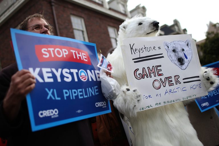 Could the Keystone XL pipeline process be affected by a strike of Canadian diplomats? (Justin Sullivan/Getty Images)