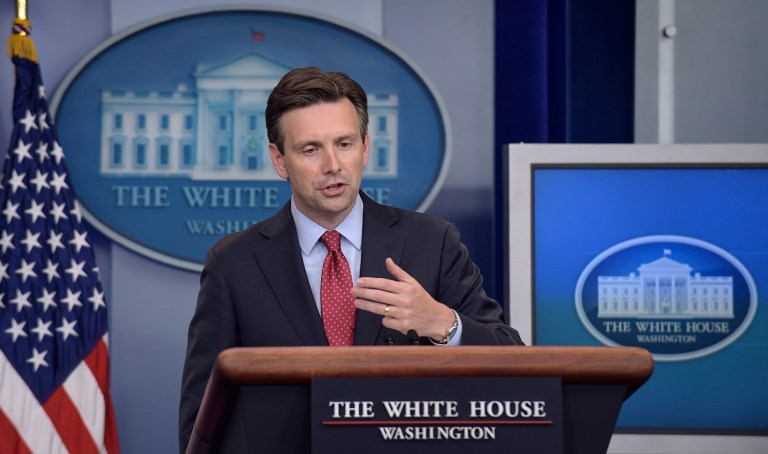 White House press secretary Josh Earnest said the U.S and its western allies negotiating the deal with Tehran never set a concrete implementation deadline in the July nuclear agreement. The timing was instead 