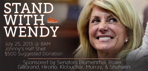 DC lobbyists will stand with Wendy Davis next week