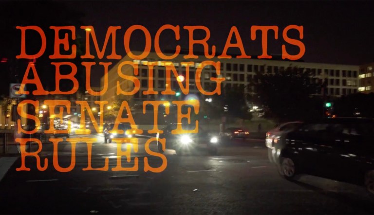 The Judicial Crisis Network is partnering with other conservative groups on a new $500,000 ad campaign opposing Democrats blocking President Trump's judicial nominees.