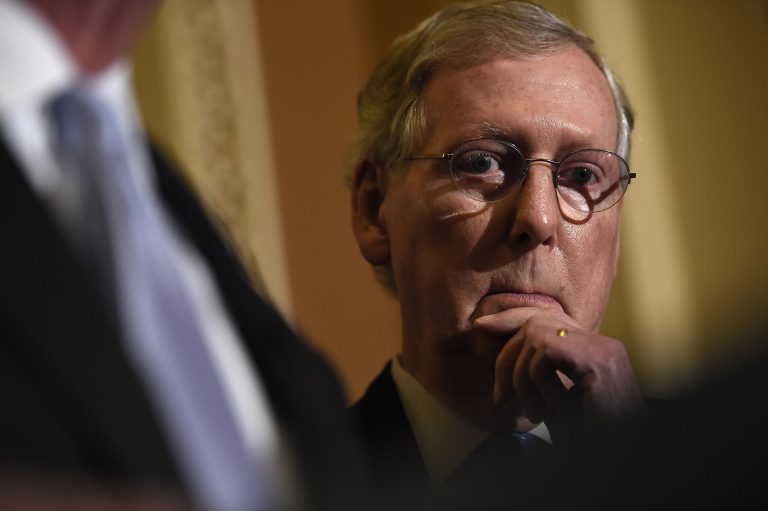 Although Senate Majority Leader Mitch McConnell, R-Ky., opposes theÂ USA Freedom Act, heÂ announced Tuesday he will allow a vote on the measure. (Getty Image)