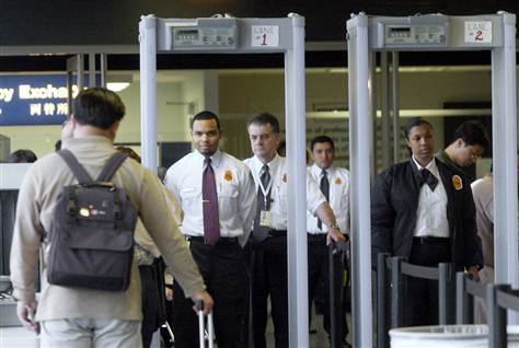 A new auditors report from the Department of Homeland Security Inspector-General says the performance or future budgeting of the department's program for screening its own employees and airport passengers cannot be documented. (AP Photo) 