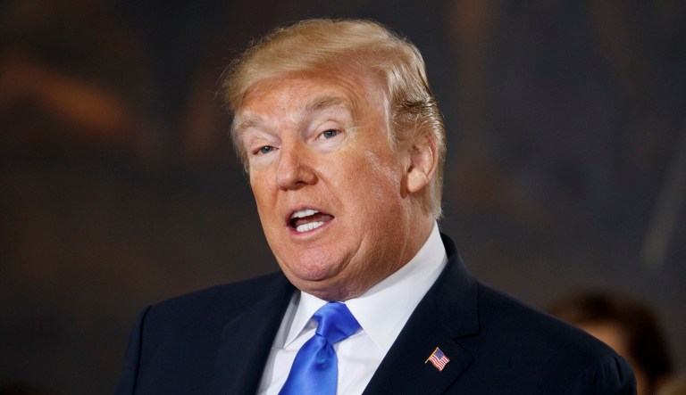 Judge Roger W. Titus ruled late Monday President Trump acted within his authority in his plan to rescind the Deferred Action for Childhood Arrivals program. (AP Photo/Evan Vucci)