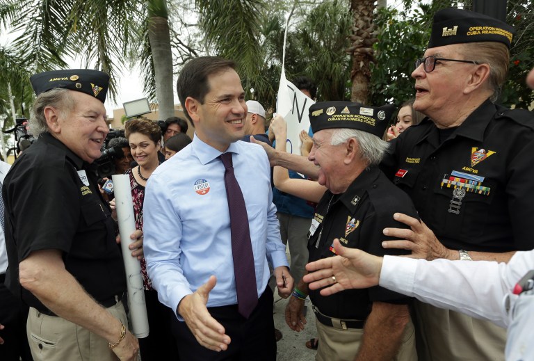 Florida Sen. Marco Rubio took home his re-election contest Tuesday night. (AP Photo/Lynne Sladky, File)
