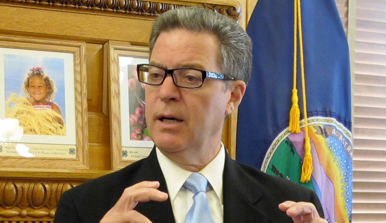 His tenure as Kansas governor has been at times controversial. (AP Photo/John Hanna, File)