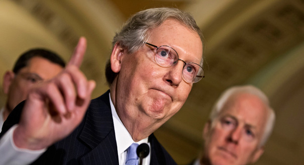 Senate Minority Leader Mitch McConnell. AP Photo