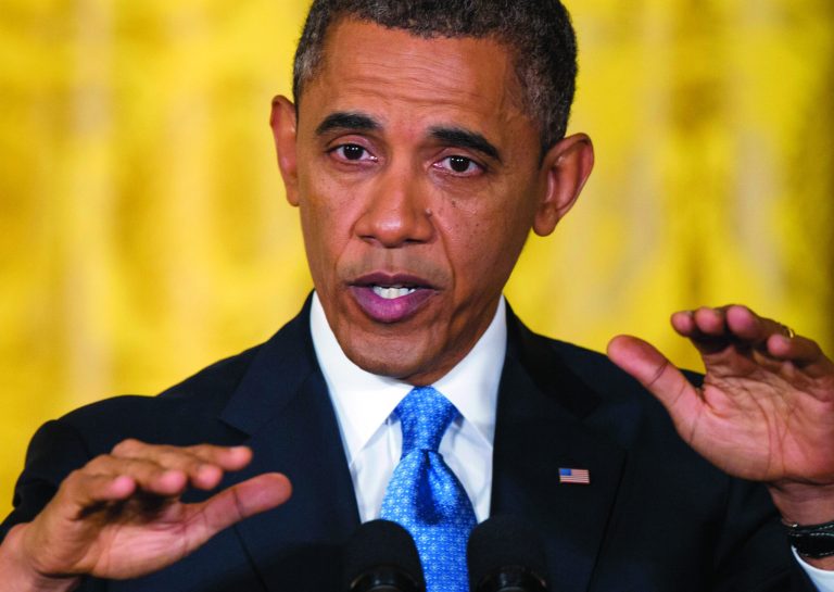 FILE - In this Jan. 14, 2013 file photo, President Barack Obama speaks during the last news conference of his first term in the East Room of the White House in Washington. Obama's political organization is forming an outside, nonprofit group to support the president's legislative agenda. The unprecedented move gives Obama a way to promote his agenda outside the confines of the White House and seeks to harness the energy from his re-election campaign into support for legislation. (AP Photo/Carolyn Kaster, File)