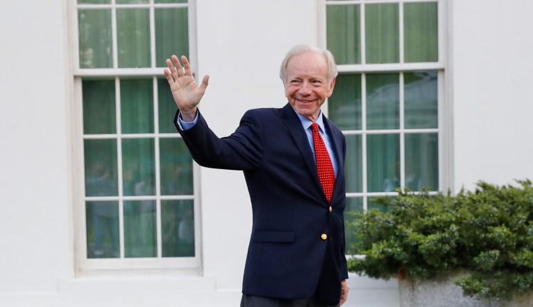 President Trump described former Connecticut Sen. Joe Lieberman as one of his top picks for the post of FBI director. (AP Photo/Pablo Martinez Monsivais)