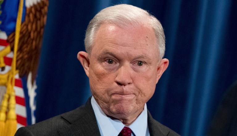 In a statement Monday, an apologetic-sounding Attorney General Jeff Sessions vowed to 