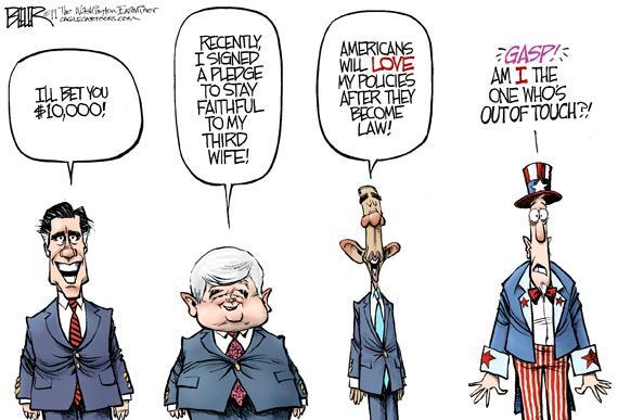 Mitt, Newt, Barack and Everyone Else