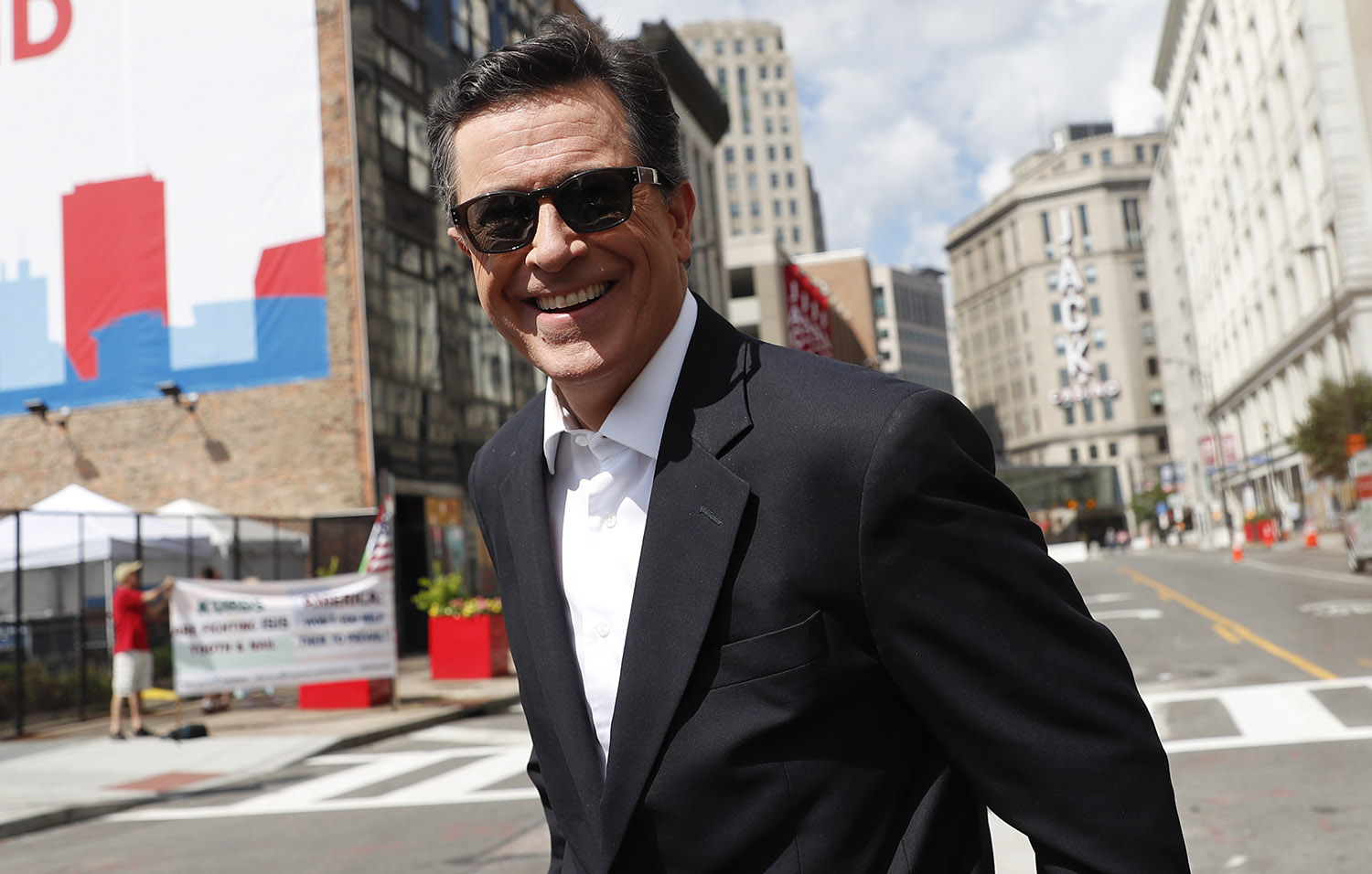 Trump lashes out at Stephen Colbert’s monologue