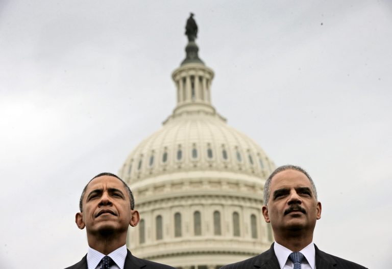 President Obama’s ‘wing man’ Eric Holder will likely stay on as attorney general until the AP and Fox scandals settle down