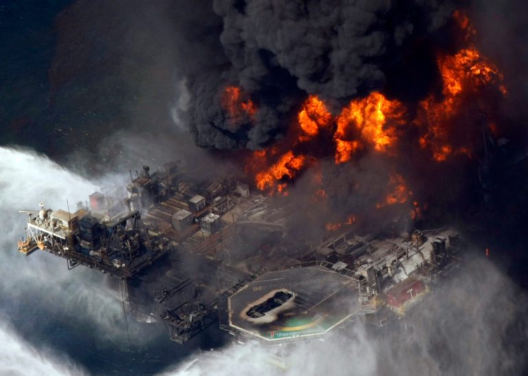 The Fed cited the 2010 Deepwater Horizon explosion and oil spill, which cost BP $42.2 billion through 2012, as the kind of risk that banks could be exposed to in the future.ÃÂ (AP Photo/Gerald Herbert, File)
