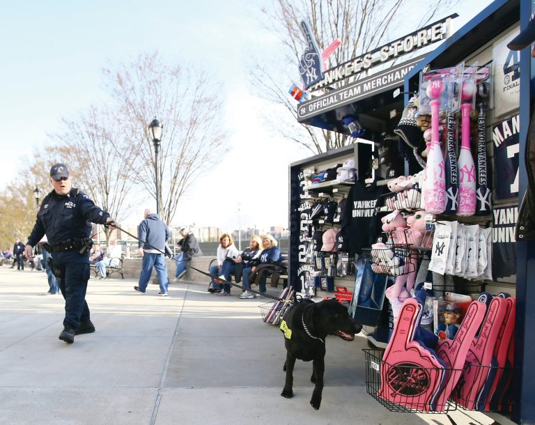 Elsa/Getty Images
Security has been increased at sports venues, including Yankee Stadium, since the bombings at the Boston Marathon on Monday.